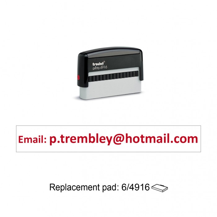 Trodat 4916 Self Inking Stamps 70x10mm